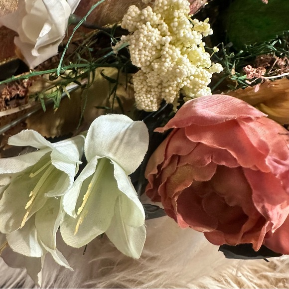 SALE!! Peony Door wreath or table arrangement.   3 - Picture 4 of 8